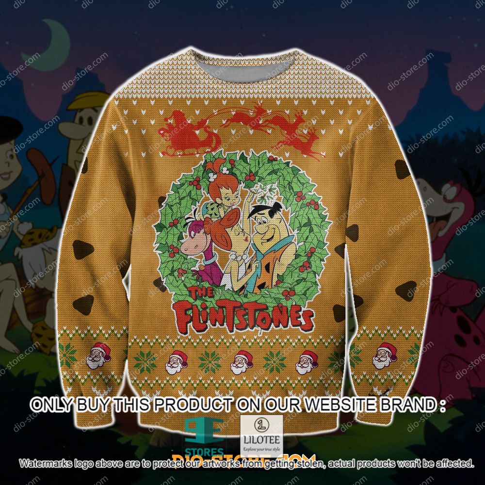 The Flintstones Cartoon Christmas Ugly Sweater - LIMITED EDITION 20