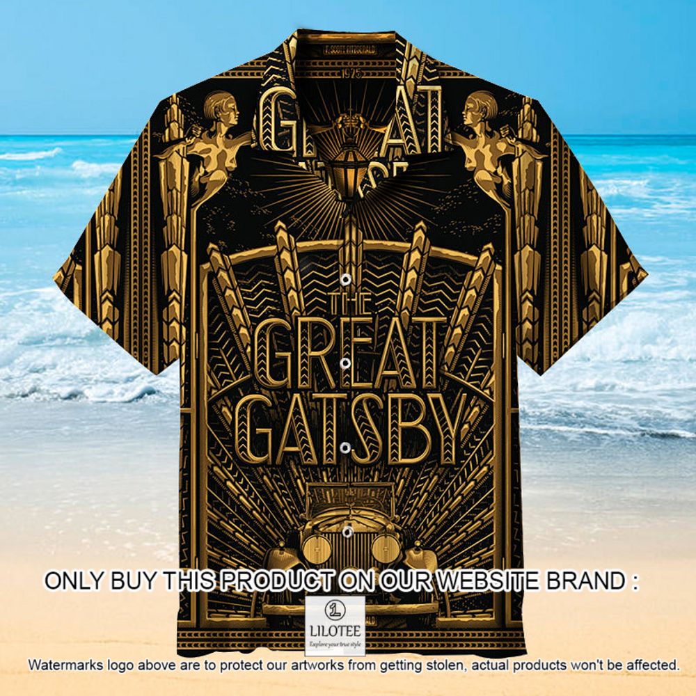 The Great Gatsby Pattern Short Sleeve Hawaiian Shirt - LIMITED EDITION 13