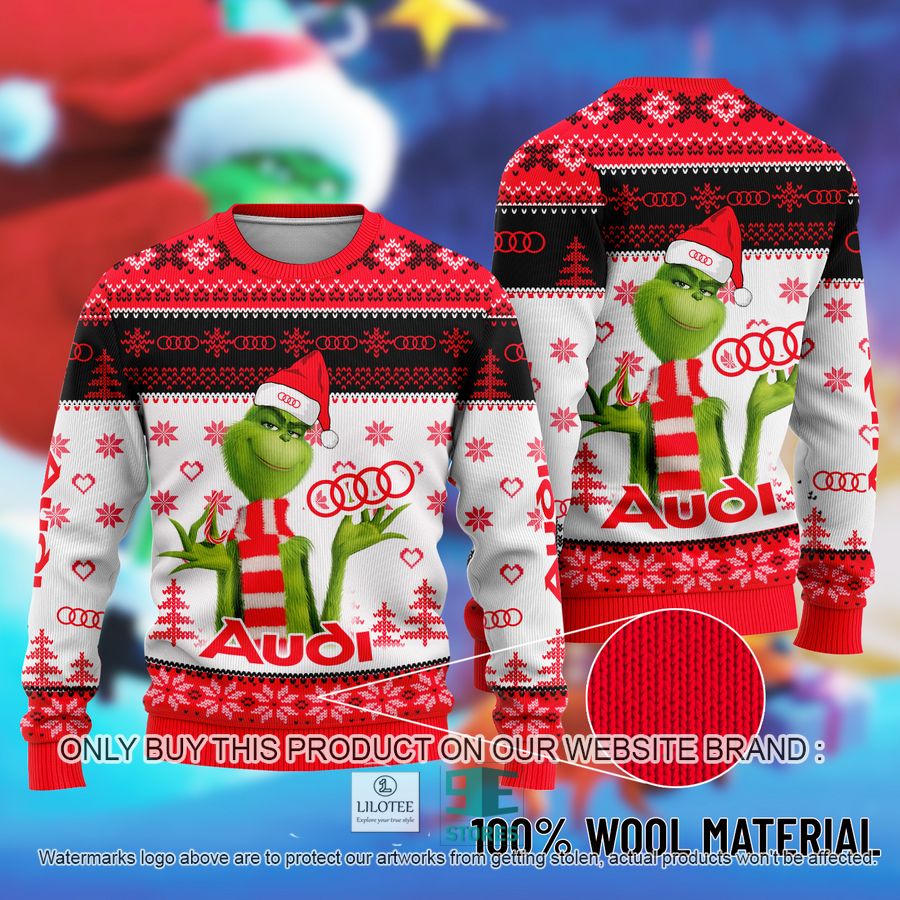 The Grinch Audi Ugly Christmas Sweater 8