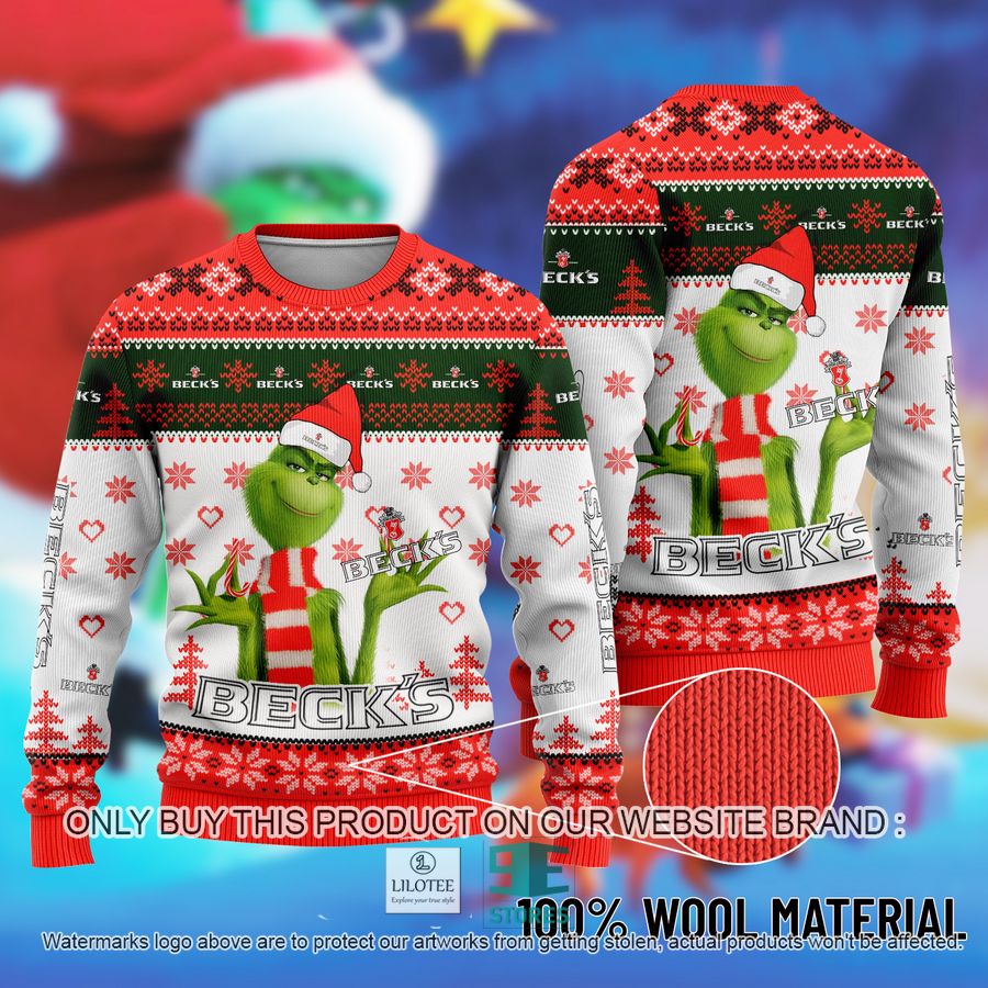 The Grinch Beck's Ugly Christmas Sweater 9