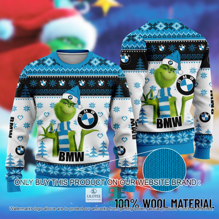 The Grinch BMW Ugly Christmas Sweater 8