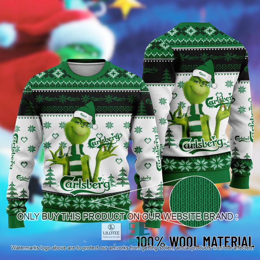 The Grinch Carlsberg Ugly Christmas Sweater 9