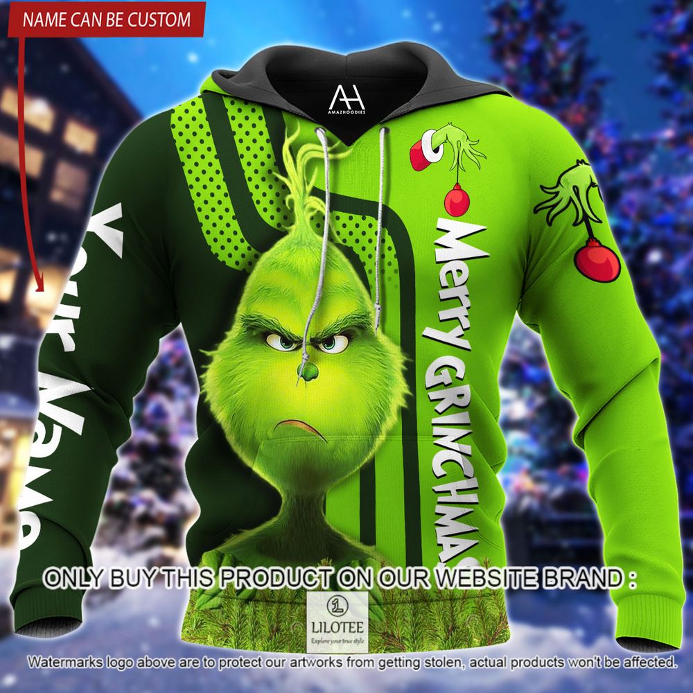 The Grinch Custom Name 3D Hoodie, Shirt - LIMITED EDITION 9