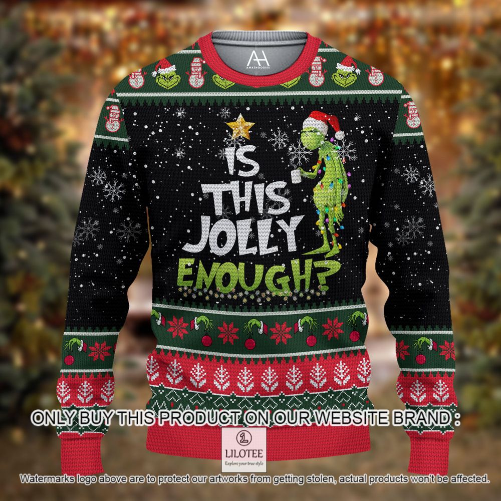 The Grinch Is This Jolly Enough Christmas Sweater - LIMITED EDITION 9