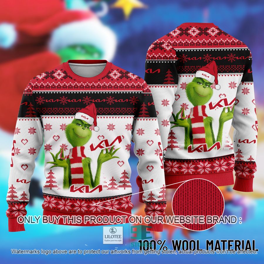 The Grinch Kia Ugly Christmas Sweater 9