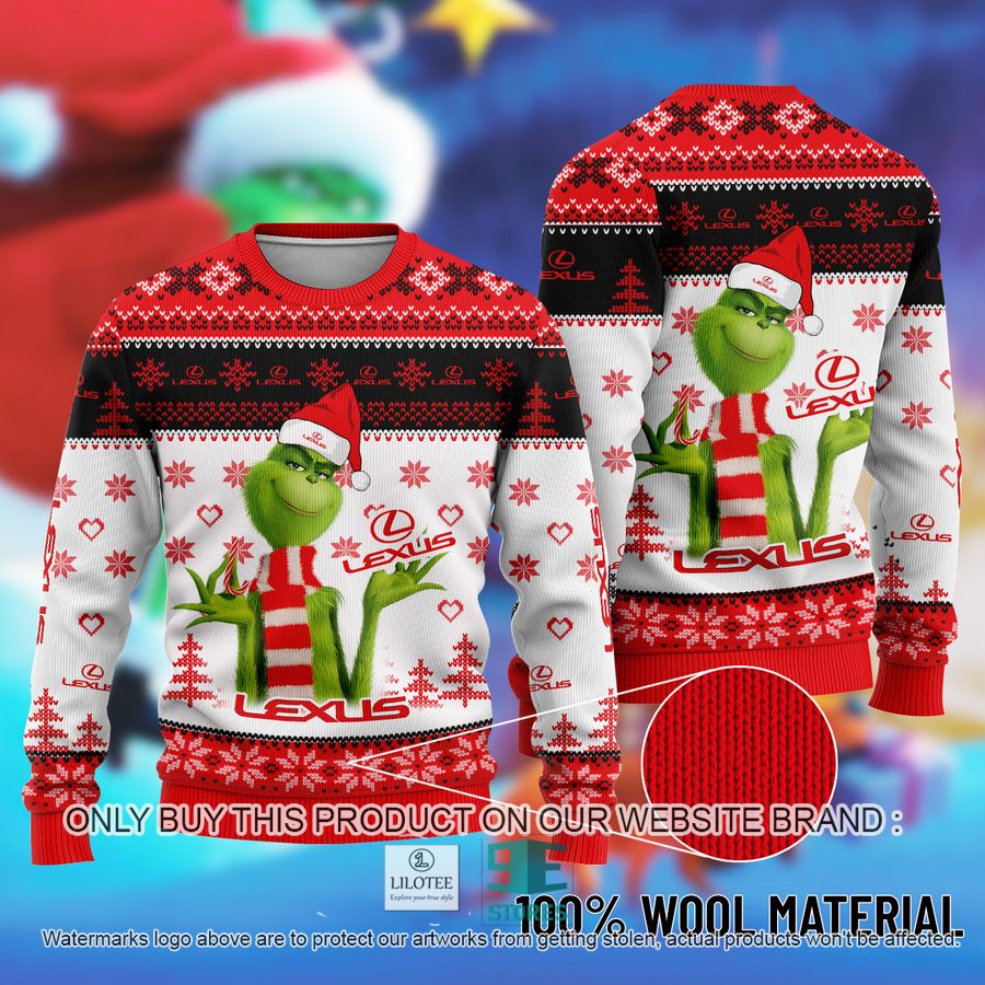 The Grinch Lexus Ugly Christmas Sweater 8