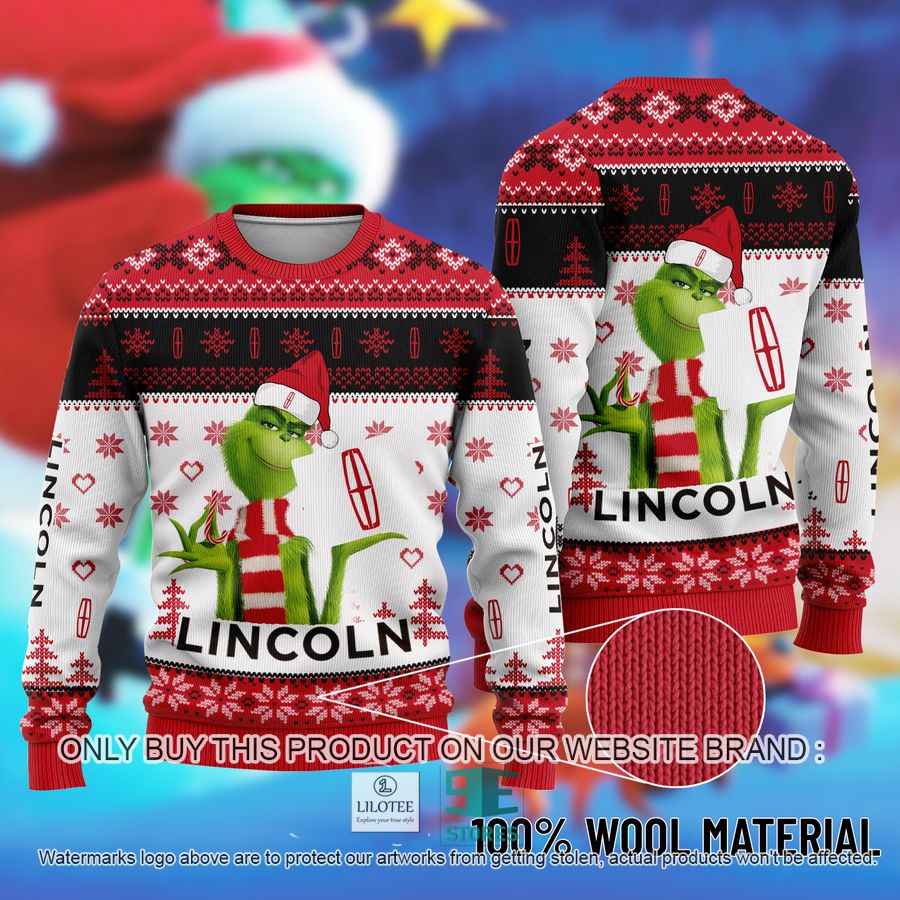 The Grinch Lincoln Ugly Christmas Sweater 8