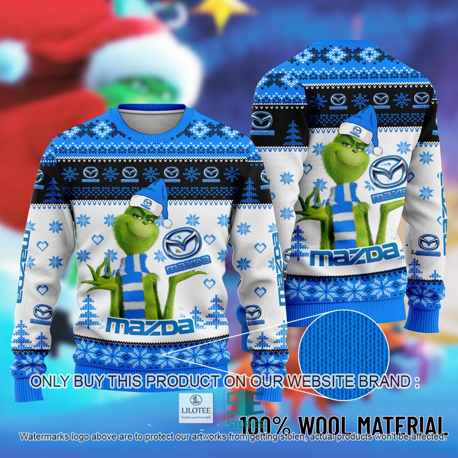 The Grinch Mazda Ugly Christmas Sweater 8