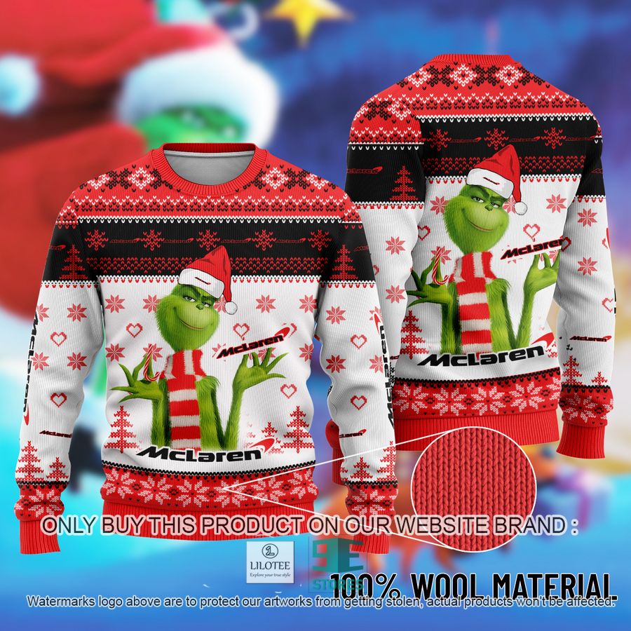 The Grinch McLaren Ugly Christmas Sweater 8