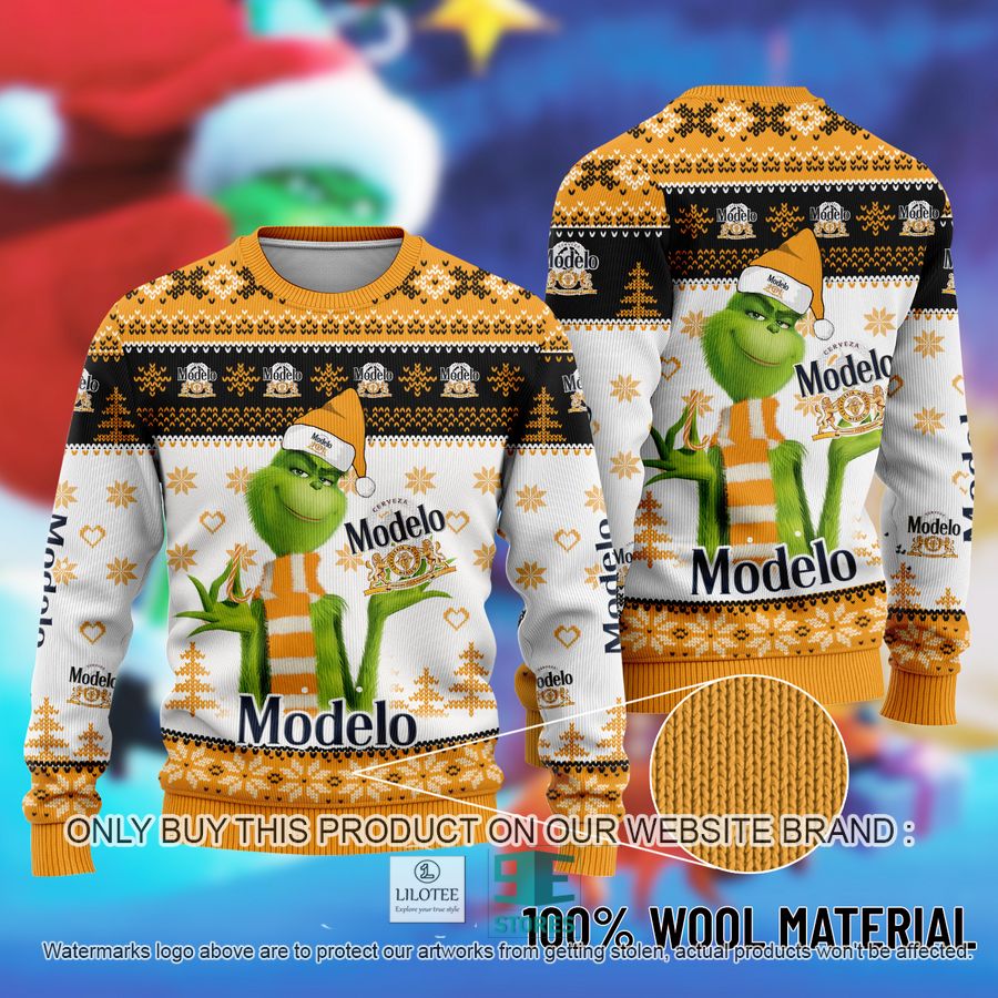 The Grinch Modelo Ugly Christmas Sweater 9