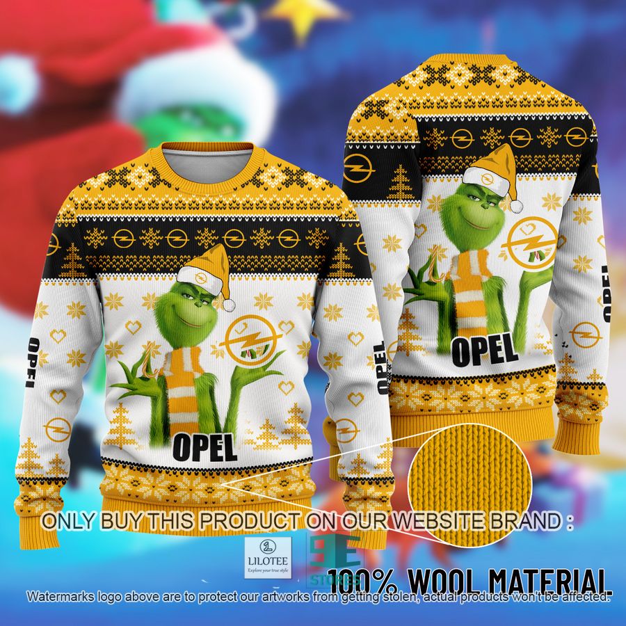 The Grinch Opel Ugly Christmas Sweater 9