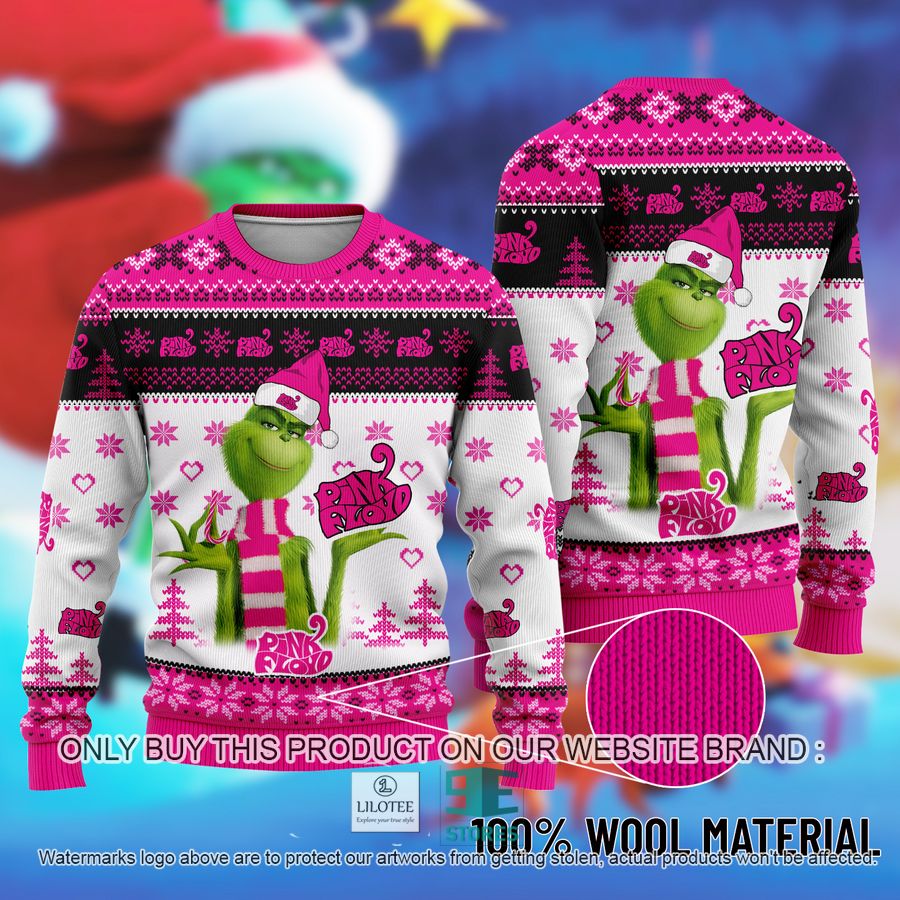 The Grinch Pink Floyd Ugly Christmas Sweater 9