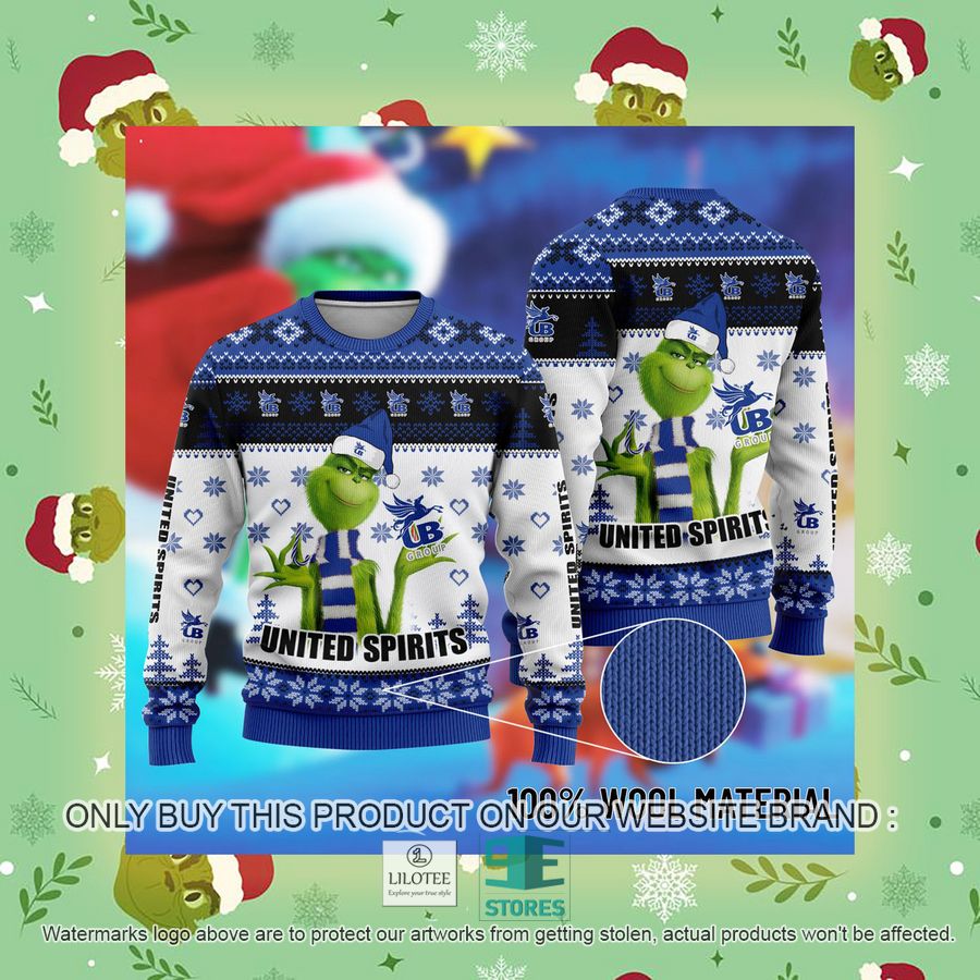 The Grinch United Spirits Ugly Christmas Sweater 3 The Grinch United Spirits Ugly Christmas Sweater - Image 3