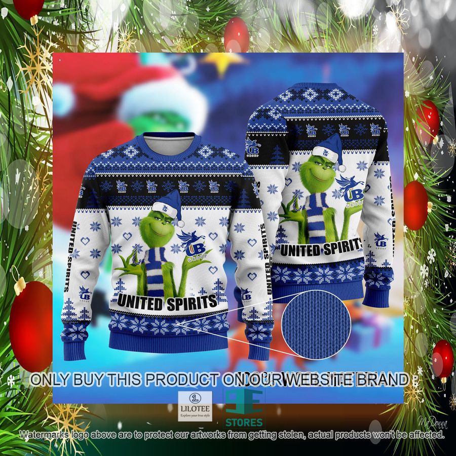 The Grinch United Spirits Ugly Christmas Sweater 4 The Grinch United Spirits Ugly Christmas Sweater - Image 4