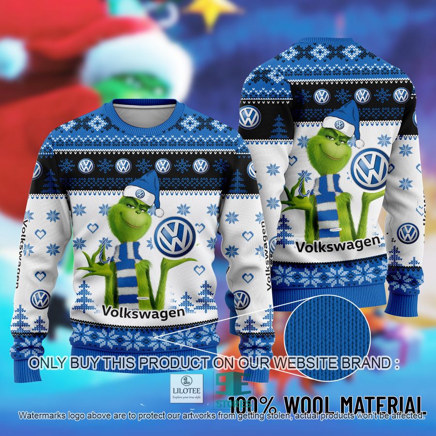The Grinch Volkswagen Ugly Christmas Sweater 8