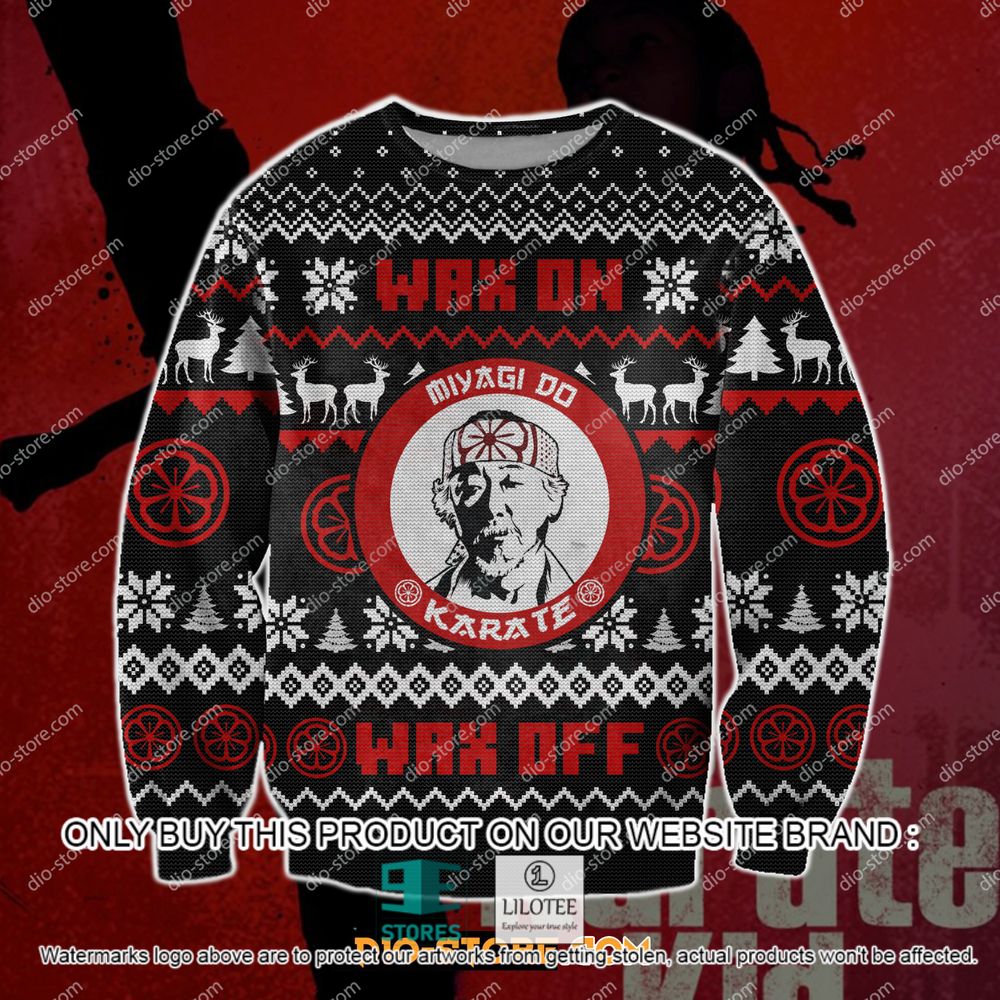 The Karate Kid Wax On Wax Off Christmas Ugly Sweater - LIMITED EDITION 10