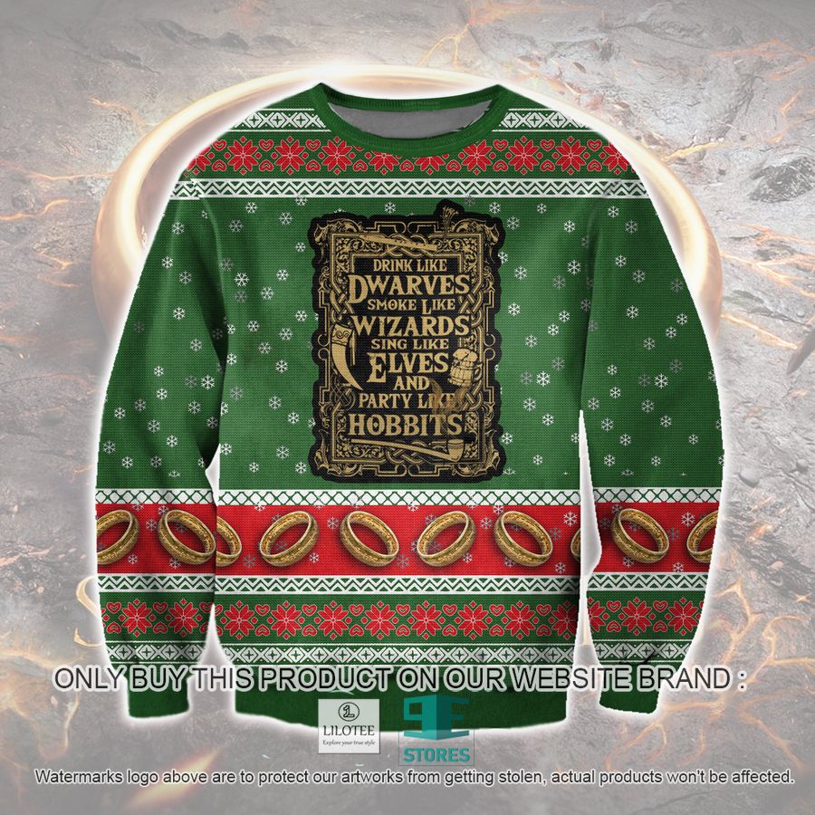 The Lord Of The Rings 02 Ugly Christmas Sweater, Sweatshirt 17