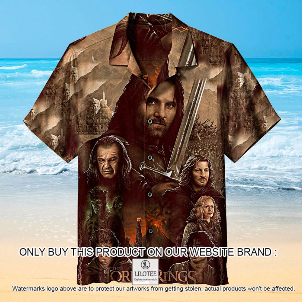 The Lord Of The Rings Short Sleeve Hawaiian Shirt - LIMITED EDITION 11