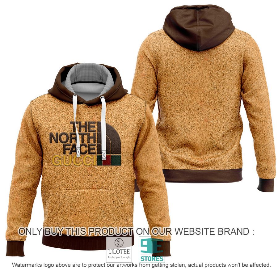 The North Face Gucci yellow 3D Hoodie - LIMITED EDITION 9