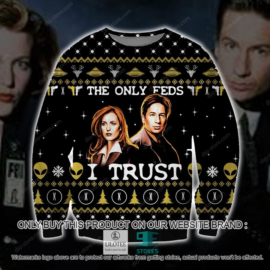 The Only Feds I Trust The X Files Knitted Wool Sweater - LIMITED EDITION 9