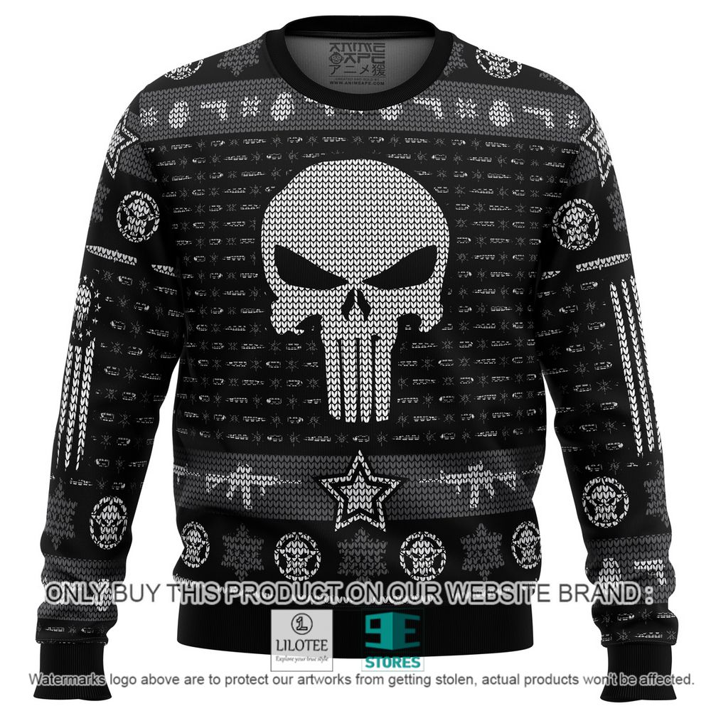 The Punisher Skull Christmas Sweater - LIMITED EDITION 10