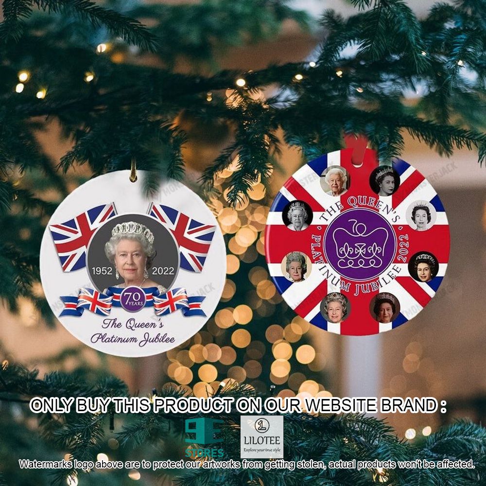 The Queen's Platinum Jubilee 1952 2022 Christmas Ornament - LIMITED EDITION 16