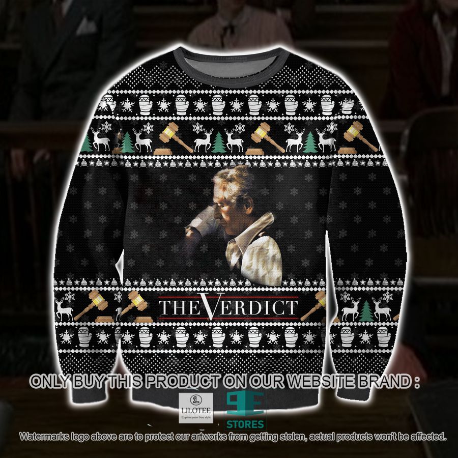 The Verdict Ugly Christmas Sweater, Sweatshirt 9
