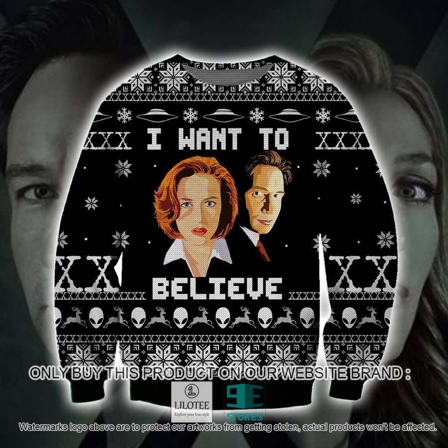 The X-Files I Want To Believe Knitted Wool Sweater - LIMITED EDITION 8