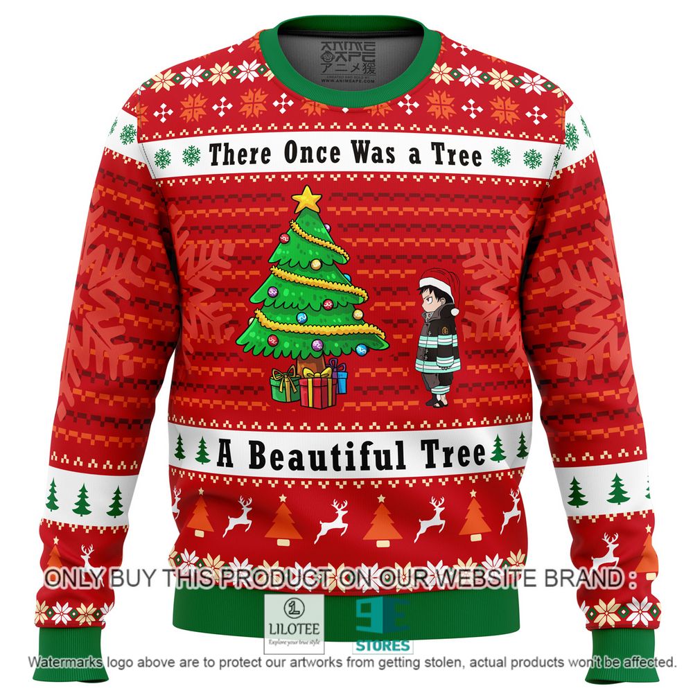 There Once Was a Tree A Beautiful Tree Christmas Sweater - LIMITED EDITION 10