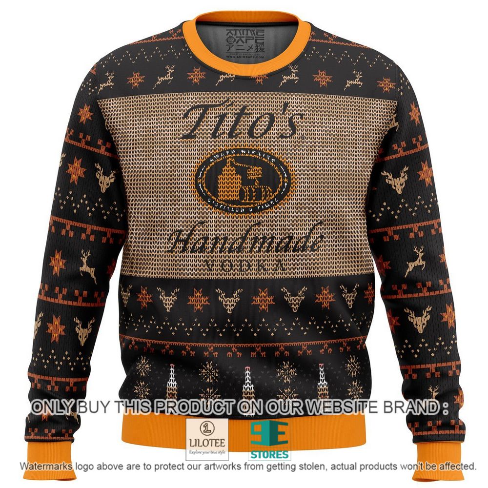 Tito's Vodka Handmade Christmas Sweater - LIMITED EDITION 10