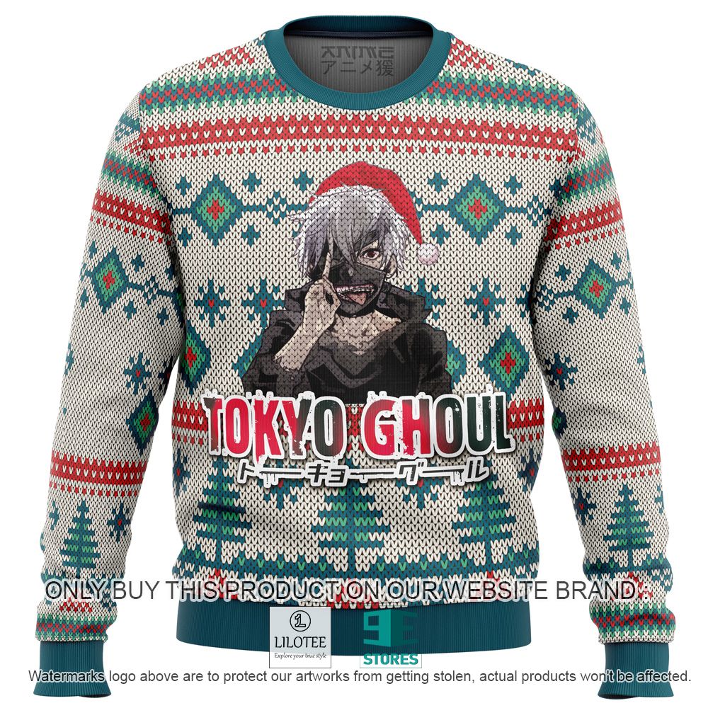 Tokyo Ghoul Alt Kaneki Ken Anime Ugly Christmas Sweater - LIMITED EDITION 11