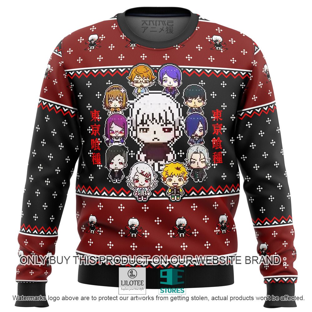Tokyo Ghoul Sprites Anime Ugly Christmas Sweater - LIMITED EDITION 11