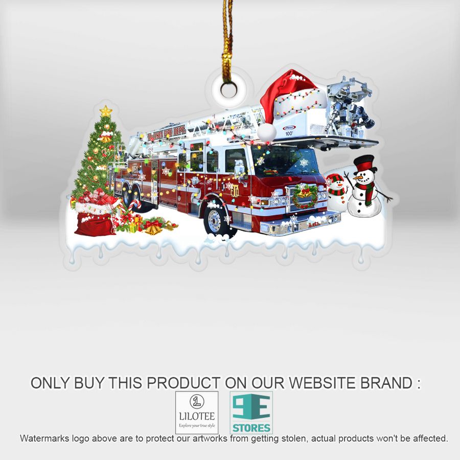 Tolleson Arizona Tolleson Fire Department Christmas Ornament - LIMITED EDITION 12