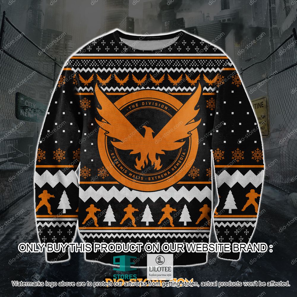 Tom Clancy's The Division Extremis Malis Extrema Remedia Ugly Christmas Sweater - LIMITED EDITION 11