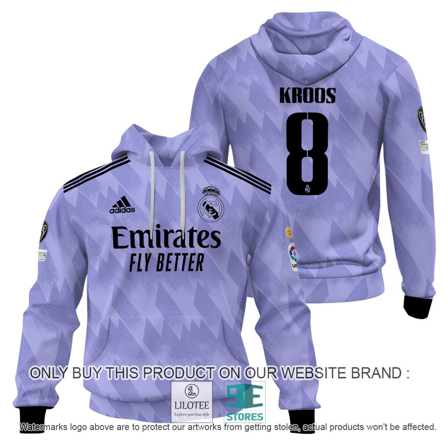 Toni Kroos 8 Real Madrid FC purple Shirt, Hoodie - LIMITED EDITION 16