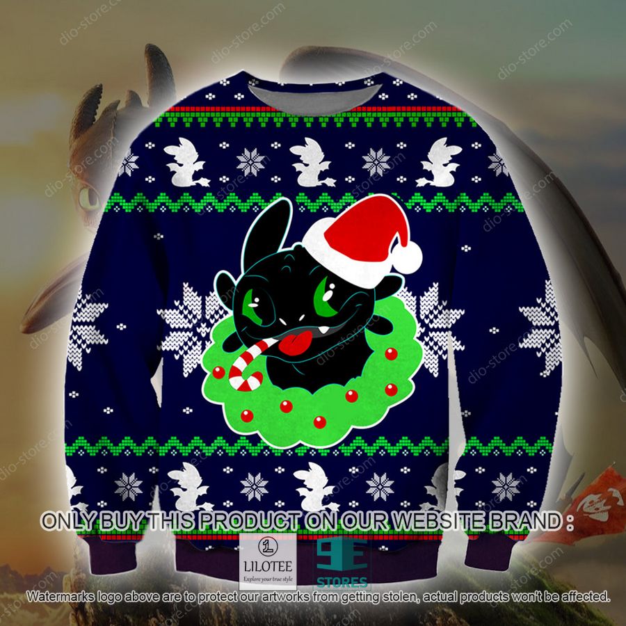 Toothless chibi Ugly Christmas Sweater - LIMITED EDITION 9