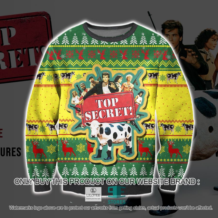Top Secret! Ugly Christmas Sweater, Sweatshirt 16