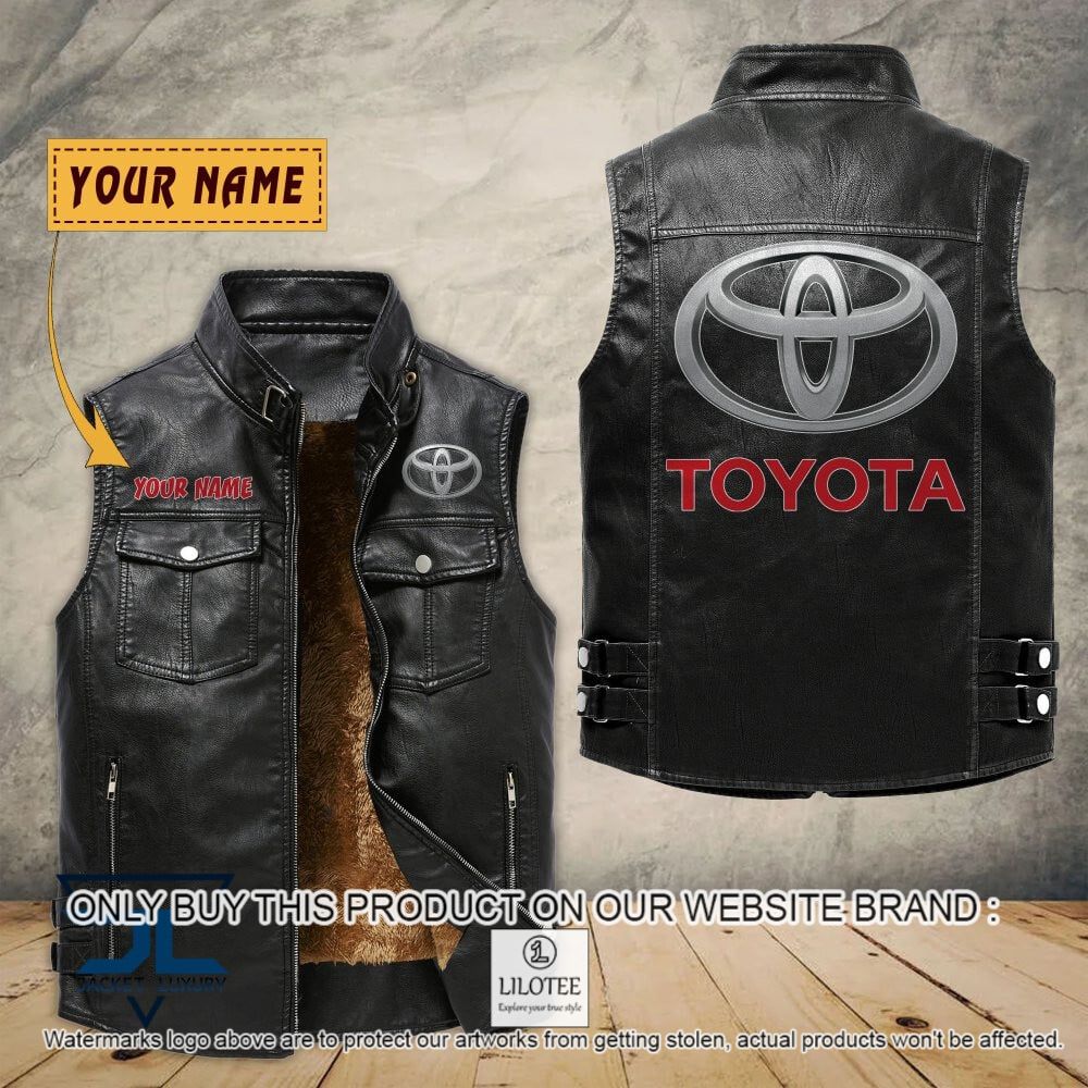 Toyota Custom Name Sleeveless Velet Vest Jacket - LIMITED EDITION 7