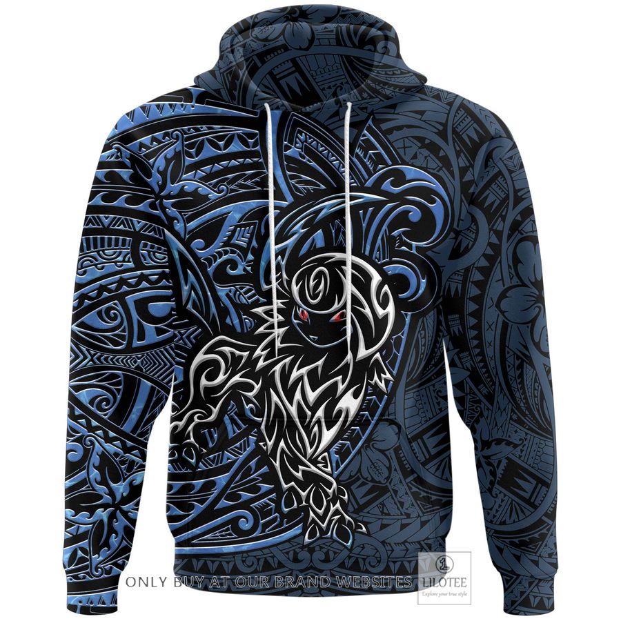 Alternative view of Tribal Absol Polynesian 3D Hoodie - LIMITED EDITION