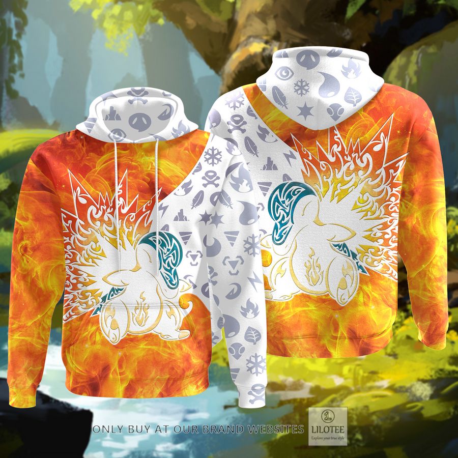 Tribal Cyndaquil 3D Hoodie - LIMITED EDITION 7