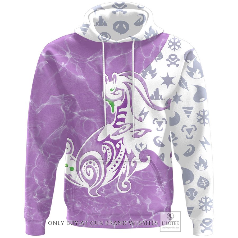 Alternative view of Tribal Goodra 3D Hoodie - LIMITED EDITION