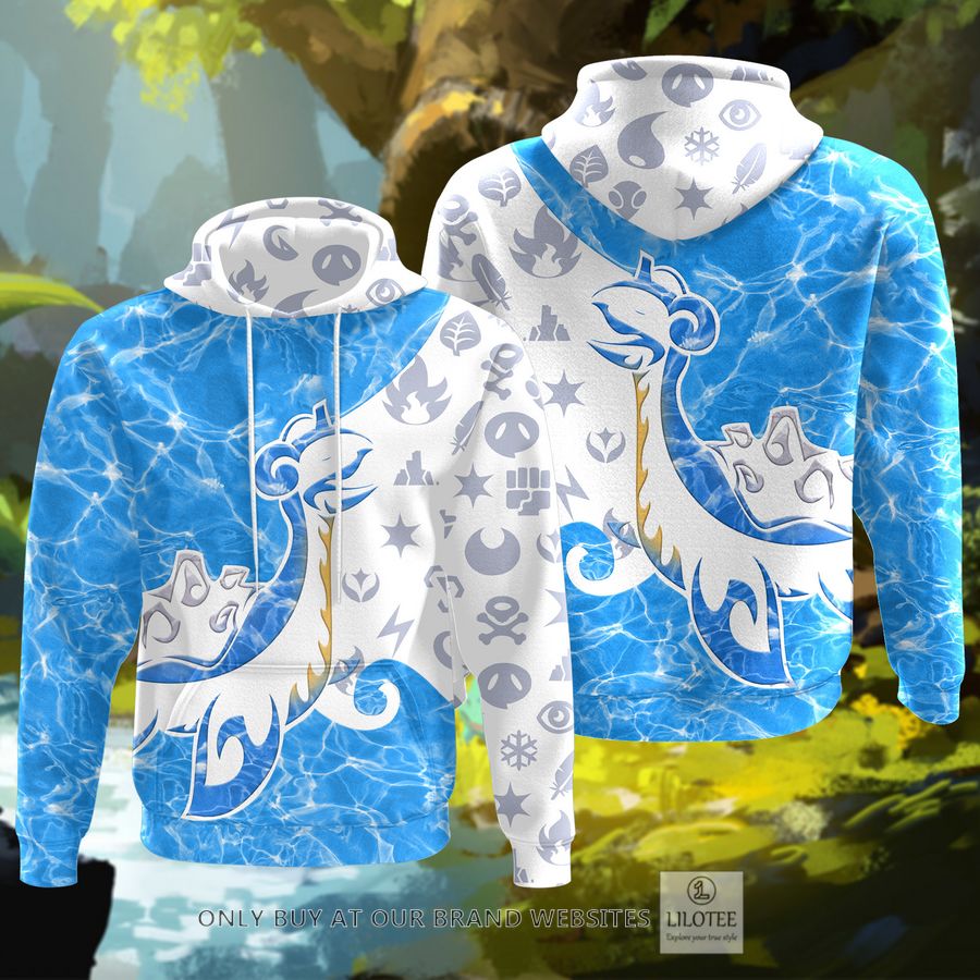 Tribal Lapras 3D Hoodie - LIMITED EDITION 6