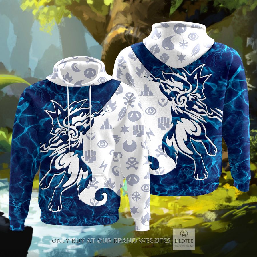 Tribal Lucario 3D Hoodie - LIMITED EDITION 6