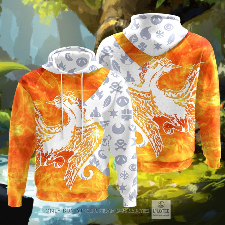 Tribal Moltres 3D Hoodie - LIMITED EDITION 11