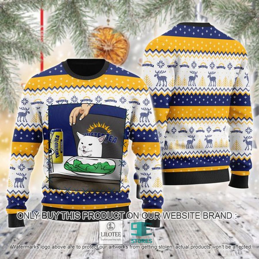 Twisted Tea Cat Meme Ugly Christmas Sweater - LIMITED EDITION 9