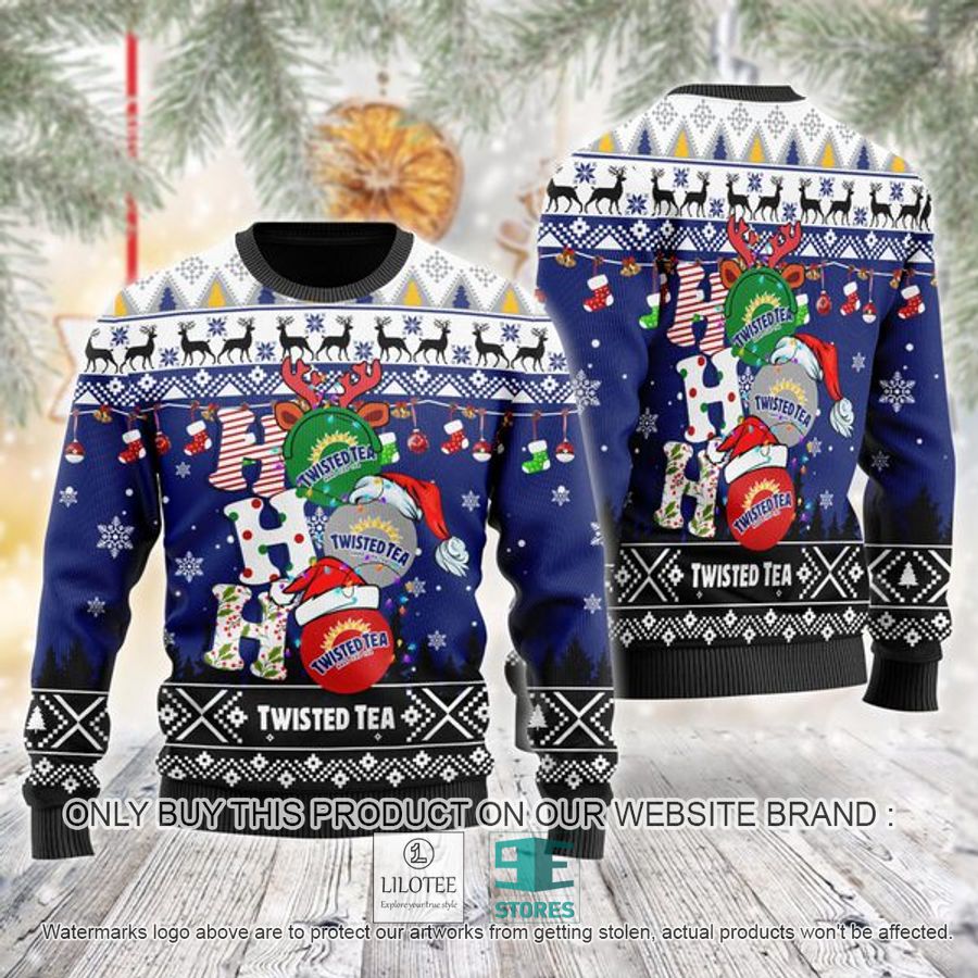 Twisted Tea Ho Ho Ho Ugly Christmas Sweater - LIMITED EDITION 9