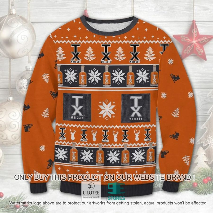 TX BW whiskey Christmas Ugly Christmas Sweater - LIMITED EDITION 8