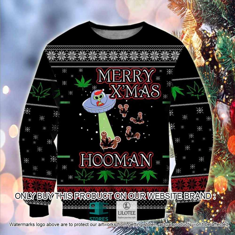 UFO Merry Xmas Hooman Ugly Christmas Sweater - LIMITED EDITION 20