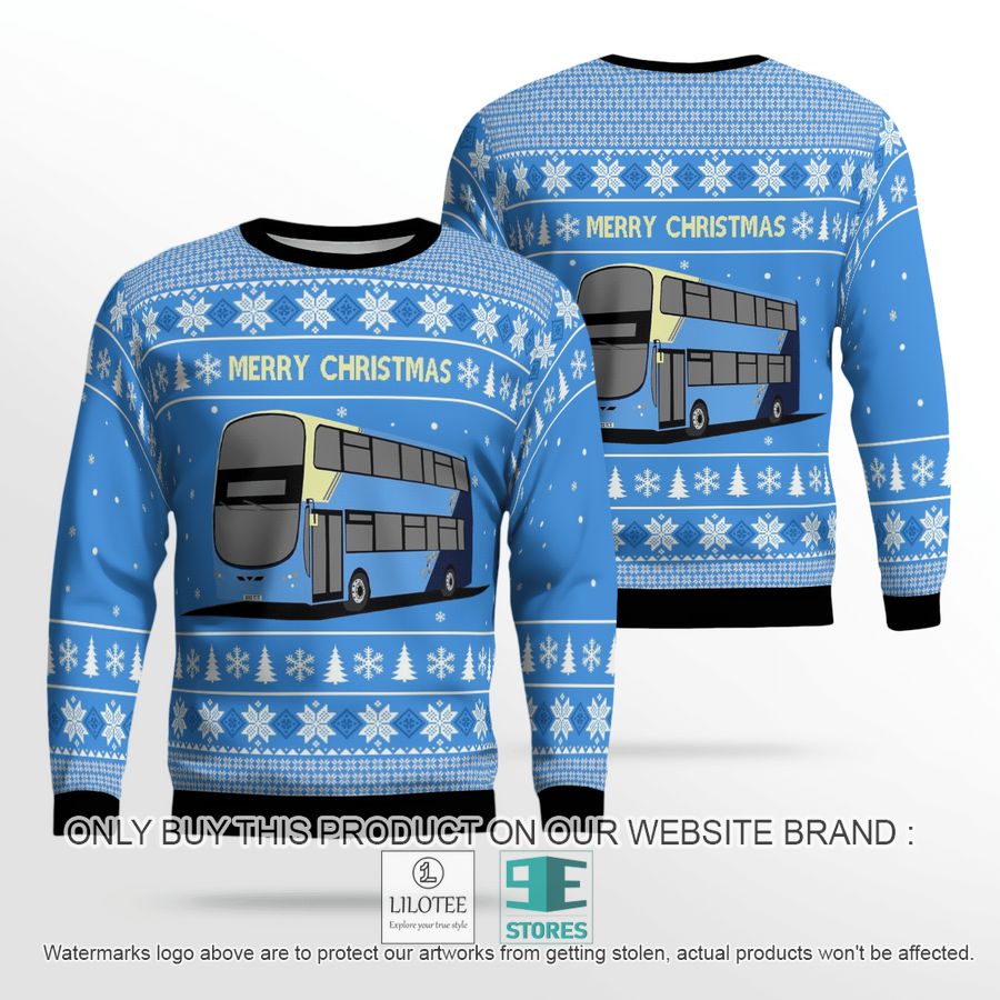 UK Double-Decker Bus Christmas Sweater - LIMITED EDITION 18
