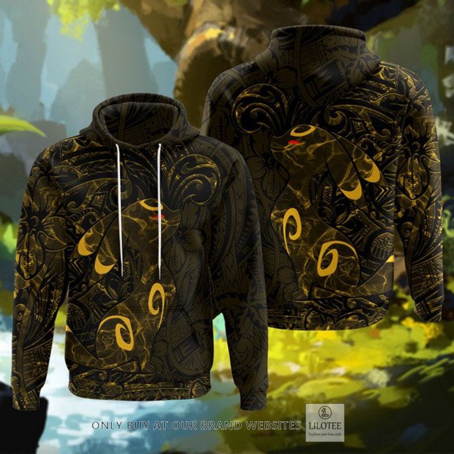 Umbreon Polynesian 3D Hoodie - LIMITED EDITION 6